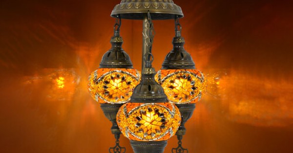 orange globe lamp